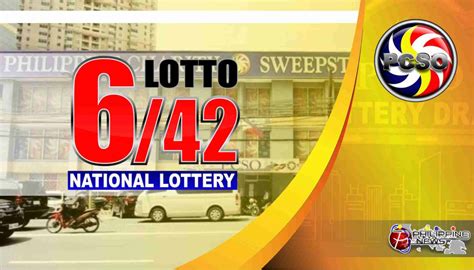 6 42 lotto result today 9pm philippines